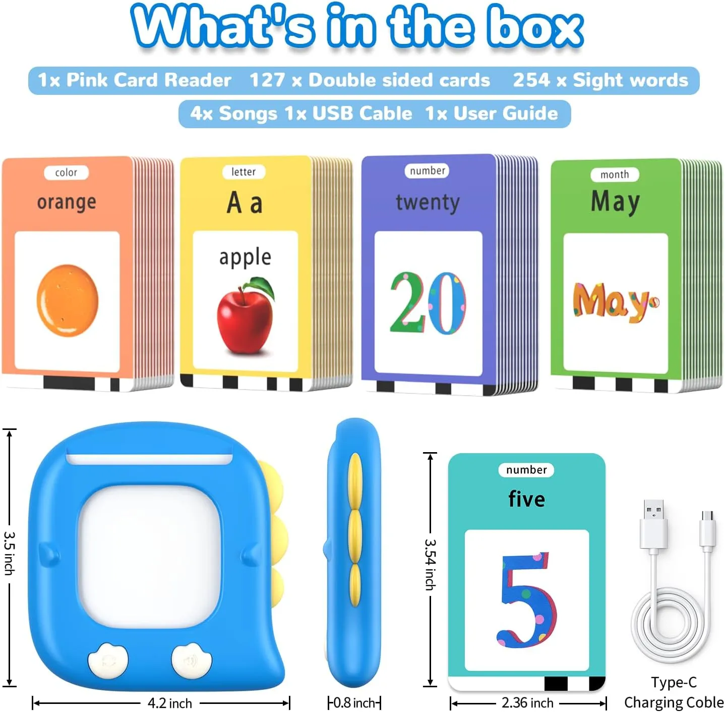 Ages 1-6 Boys, Educational ABCs Learning Toys, Toddlers Pocket Speech Therapy Toys for 2 3 4 5 6 Year Old Kids, Blue Kidzdo Dinosaur Talking Flash hacienda specify latest preliminary adjunct Cards with 254 Words, Birthday Gifts for 