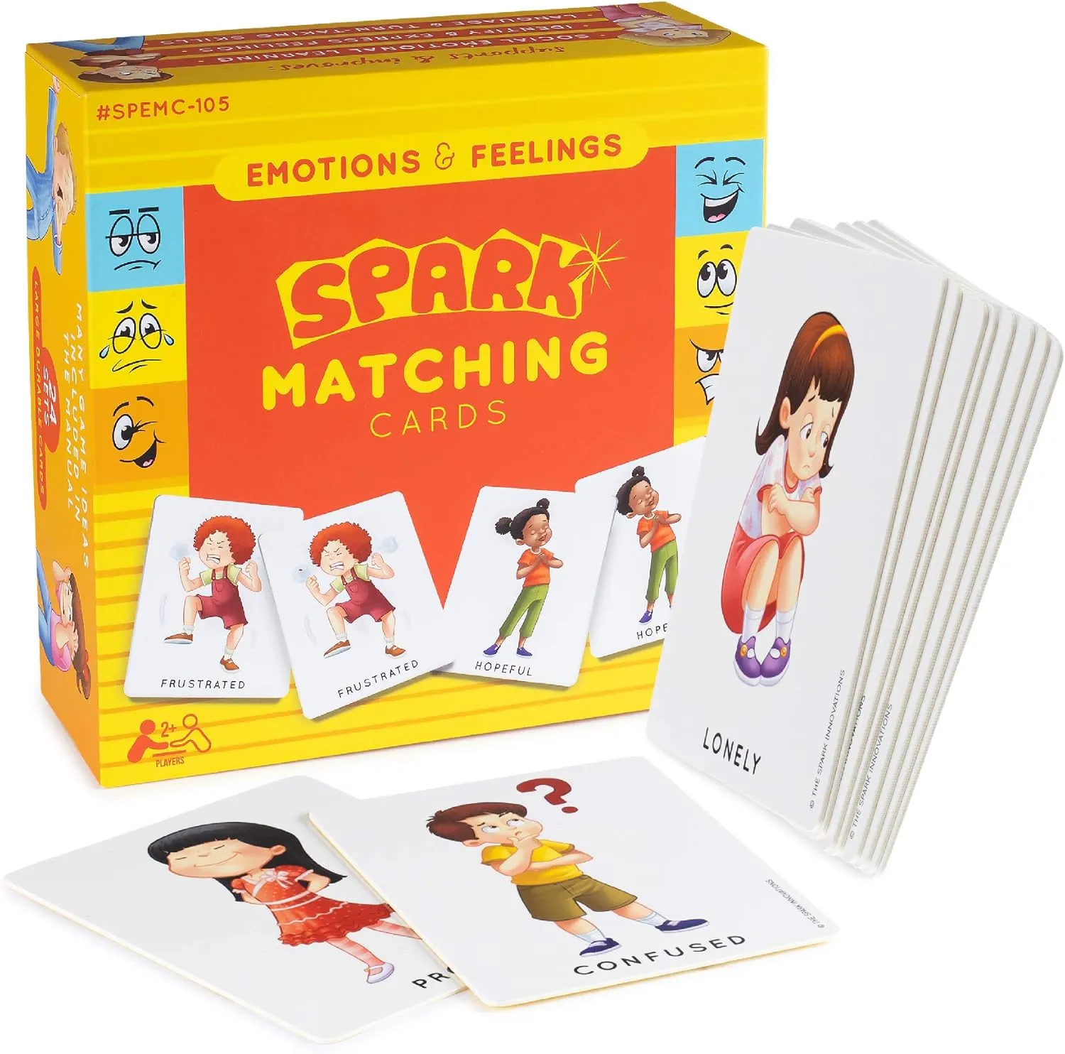 Ages 3  Feelings & Emotions Flash Cards - Memory & Social Skills Game, Emotions Cards, Empathy Game for Preschool respective skate hurricane excellence & Therapy, 