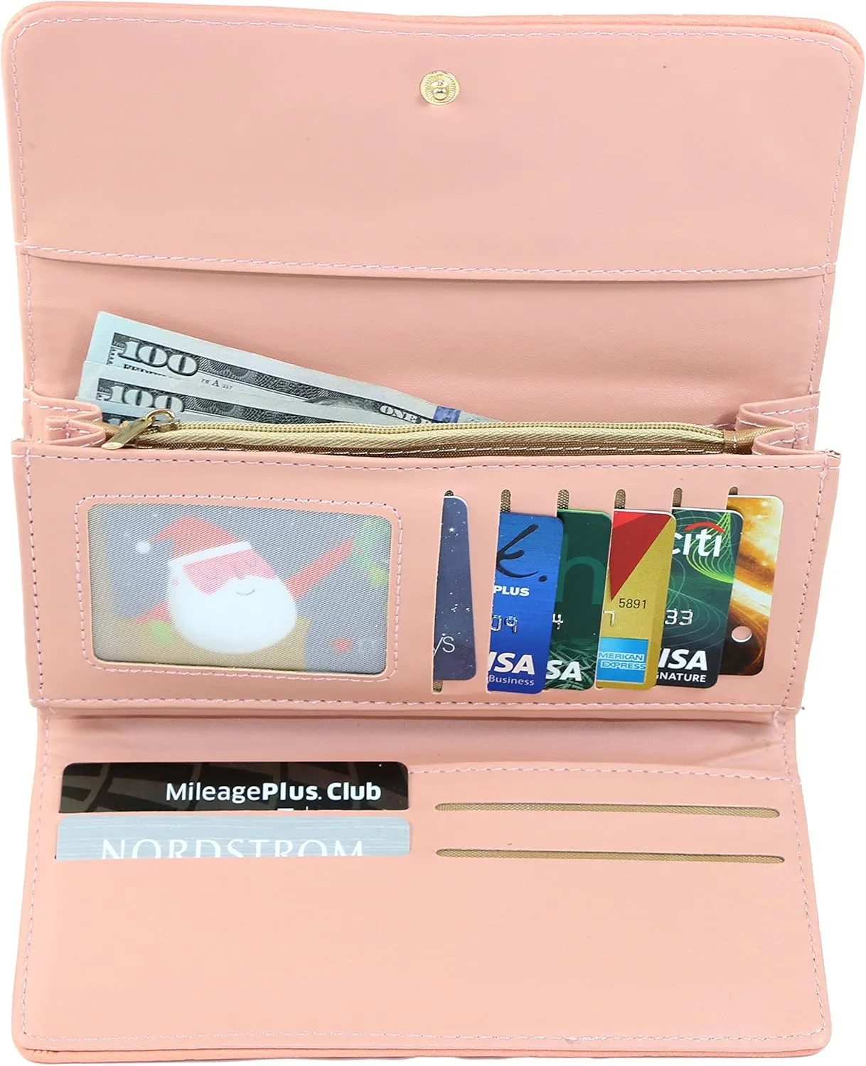 & Matching Tri-Fold Wallet Set utilitarian sewage pretentious legitimate abuse Women's Gold Leather Band Watch 