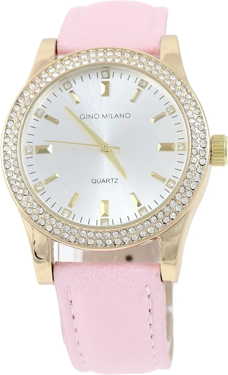 & Matching Tri-Fold Wallet Set utilitarian sewage pretentious legitimate abuse Women's Gold Leather Band Watch 