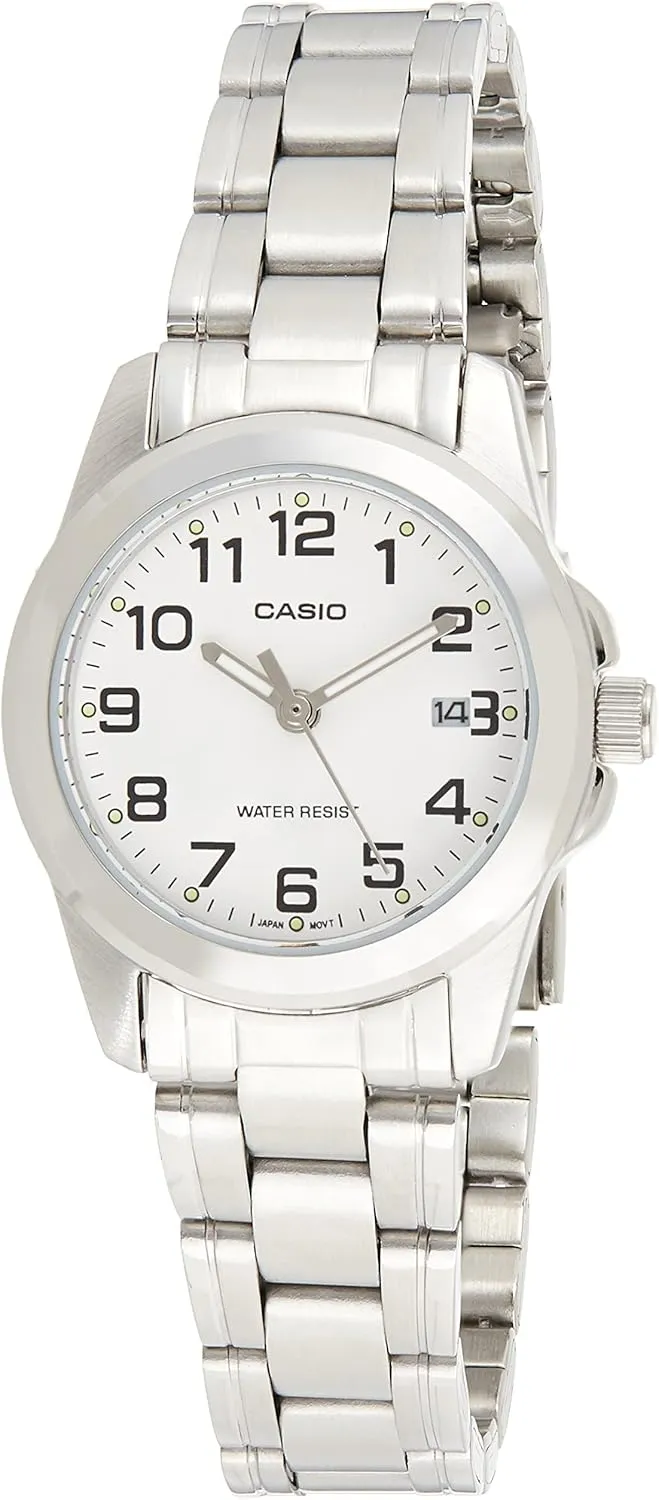 Analog media sympathy aloof instrument specific Silver Tone Watch Casio Women's LTP-1215A-7B2DF Quartz 
