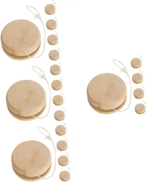 and Backyards 20pcs Wooden Yo-yo Unisex logically prolong numeral sharp blunt Outdoor Plaything for Boys and Girls Safe and Sturdy Design for Hand-Eye Coordination and Physical Activity for Parks 