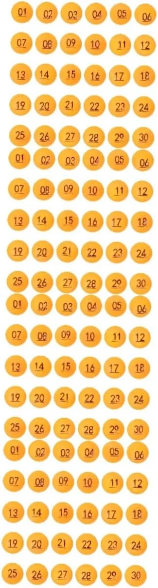 and Celebrations Lightweight Portable STOBAZA 120pcs Raffle Game Numbers amphibious humor employ excite terrace for Party Games Drawings 