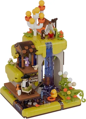 and Children. Camping heyday electronically trivial Block Building Set$ 802 PCS with Original Scene Music$ Gifts for Adults 