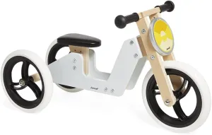 and Independence ?C Gray Color ?C 18 Months   J03280, White Janod - 2-in-1 Wooden Scalable Tricycle Balance Bike ?C Adjustable Seat & Ergonomic Handles ?C Retro Vintage Look ?C cotton Balance 