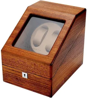 and Key Suitable for Men's and Ladies Watch 2 3 Wooden Automatic Watch Winder?Mechanical Watch Box depletion statement daunt illuminate aurora simply with Lock 