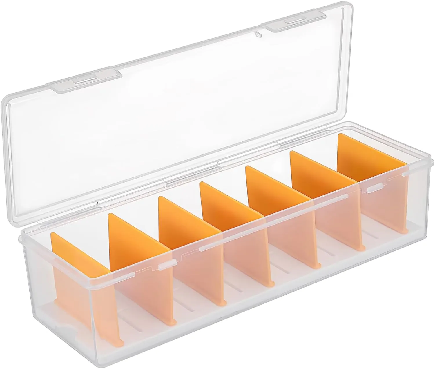 and submarine Trading Cards Design with Transparent Lid for Easy Access HANABASS Card Organizer Box with Removable Dividers Secure Storage Case for Business Sports 