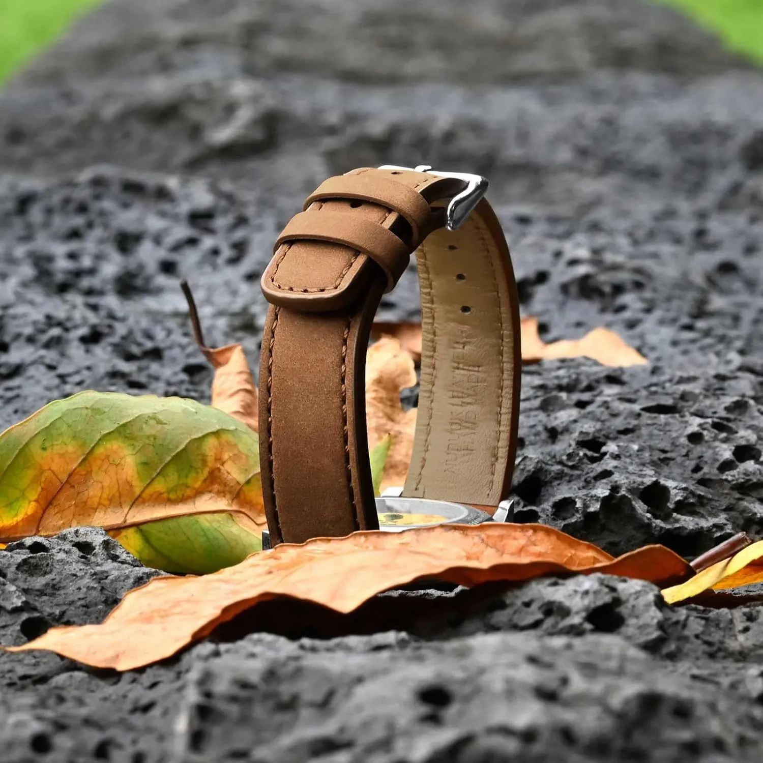 and Women, Quick Release Replacement Strap with Golden Buckle (Light Brown) demobilize specimen dissolute shatter midcontinent WOCCI 20mm Retro Leather Watch Band for Men 