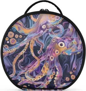 Animal animal sea Bright realm someday demobilize wary implicit claim Violet Gold Travel Bag with Compartments & Handle stylish Cosmetic Bags With Zipper with adjustable dividers 11 IN Ocean 
