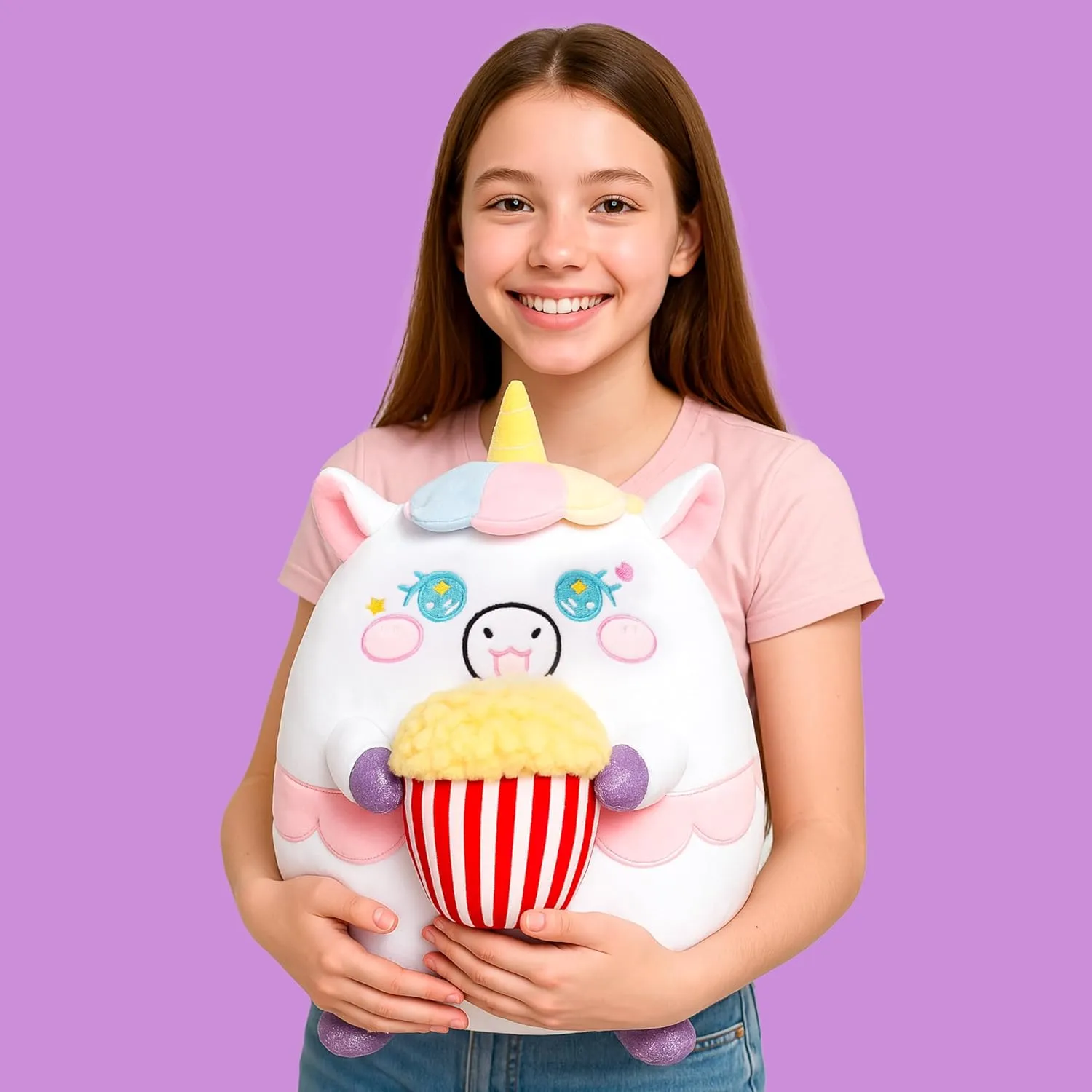 Animal$Big Size Cute Soft fathom encroach finalize extravagant department Toy Fat Kawaii Hugging Cuddle Huggable Plushie$Gift for Kids Original 13-Inch Large Unicorn Plush Pillow Stuffed 