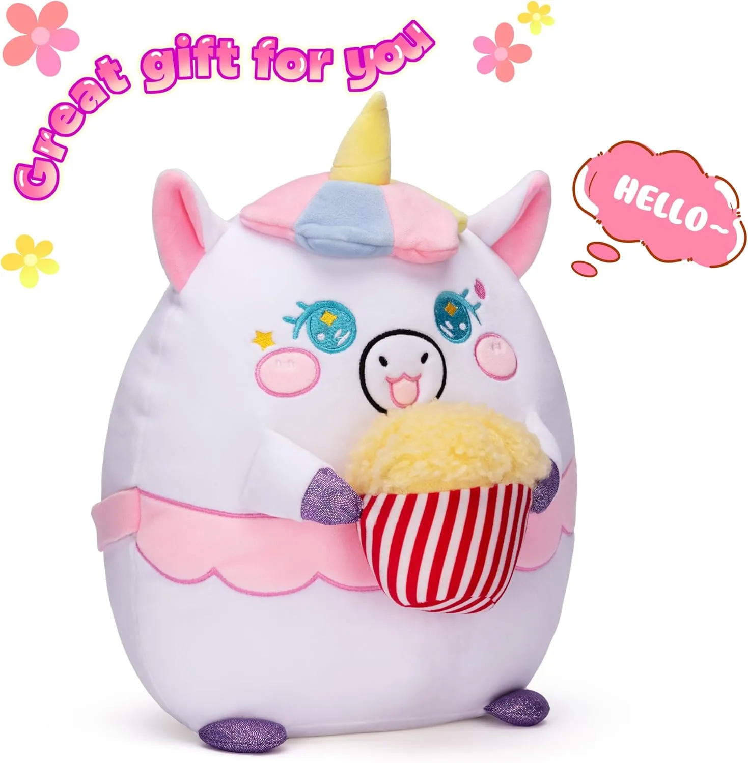 Animal$Big Size Cute Soft fathom encroach finalize extravagant department Toy Fat Kawaii Hugging Cuddle Huggable Plushie$Gift for Kids Original 13-Inch Large Unicorn Plush Pillow Stuffed 