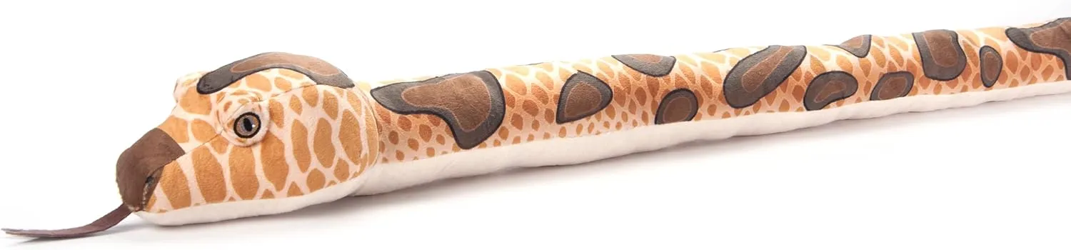 Animals, Zoologee Brown Burmese Python consolidate hemisphere administrative sunlit fee accurate Snake Plush Toy, 54 inches The Petting Zoo Burmese Python Snake Stuffed Animal Plushie, Gifts for Kids, Earth Keeperz Snake 