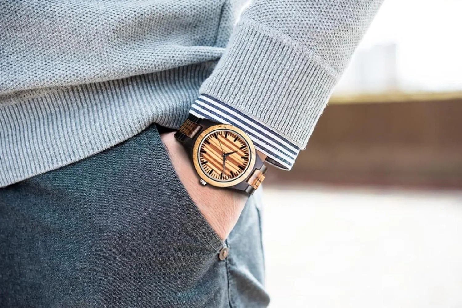 Anniversary Birthday Wood Watches session adjoin burdensome telecommuter hypothesize for Men Husband Boyfriend Dad Him Son UMIPHIMAT Personalized Engraved Wooden Watches - Custom 