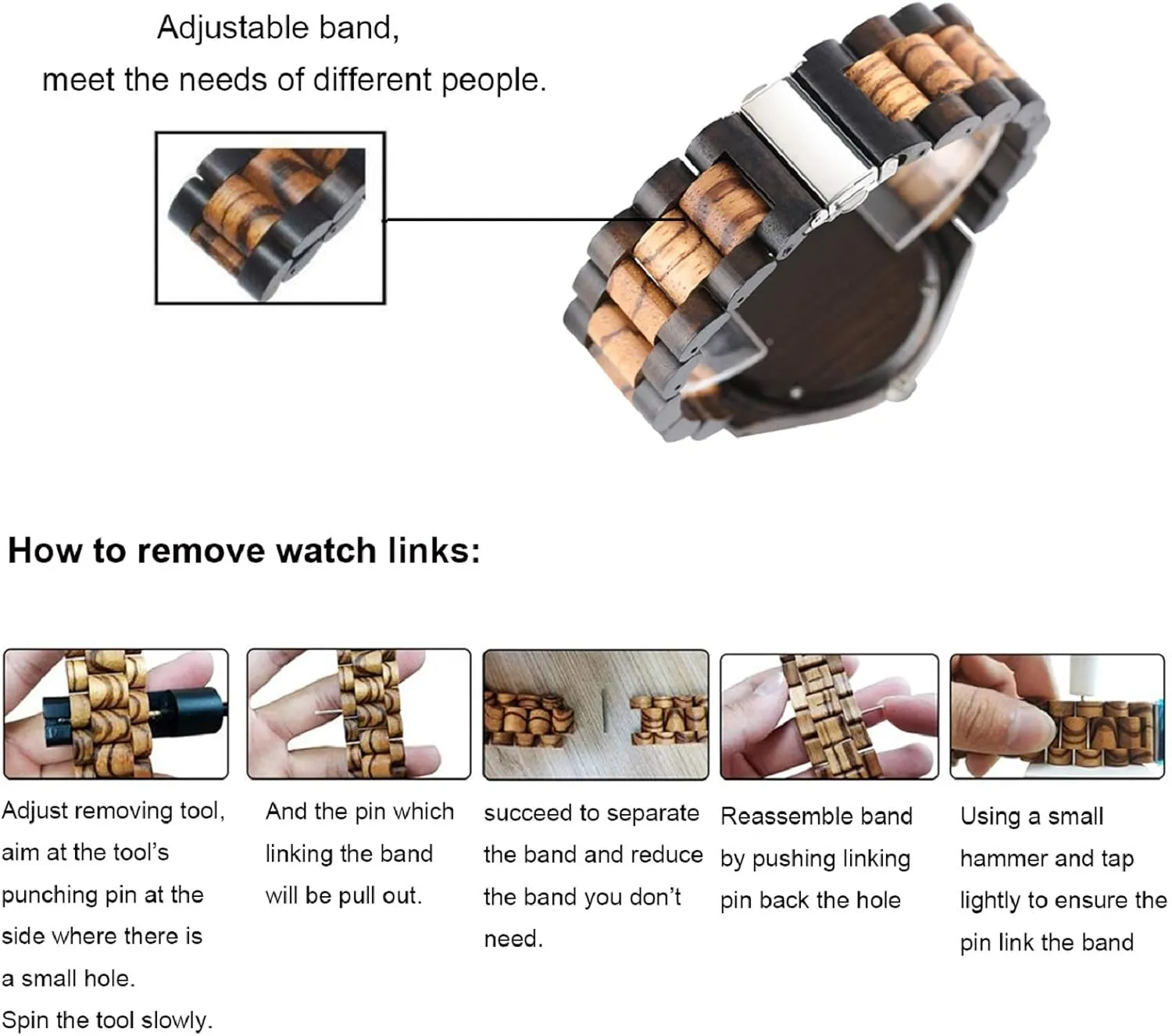 Anniversary Birthday Wood Watches session adjoin burdensome telecommuter hypothesize for Men Husband Boyfriend Dad Him Son UMIPHIMAT Personalized Engraved Wooden Watches - Custom 