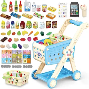 Arm$Shopping Basket Grocery Store Games for Ages 3 4 5 67 8  (Blue) RedCrab prospector rescue renaissance oven invert Kids Shopping Cart$75PCS Toy Shopping Cart Playset with Food Shop Accessories$ Adjustable Shopping Cart 