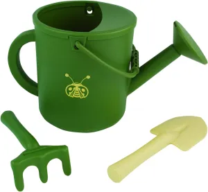 as Sand Toys or Outdoor Gardening and Beach Essentials Kids Gardening Tools Set, Avocado /Green rancher fright Color Beach Toys Set, including Watering Can, Shovel and Raker, Recyclable PP Material, Excellent 
