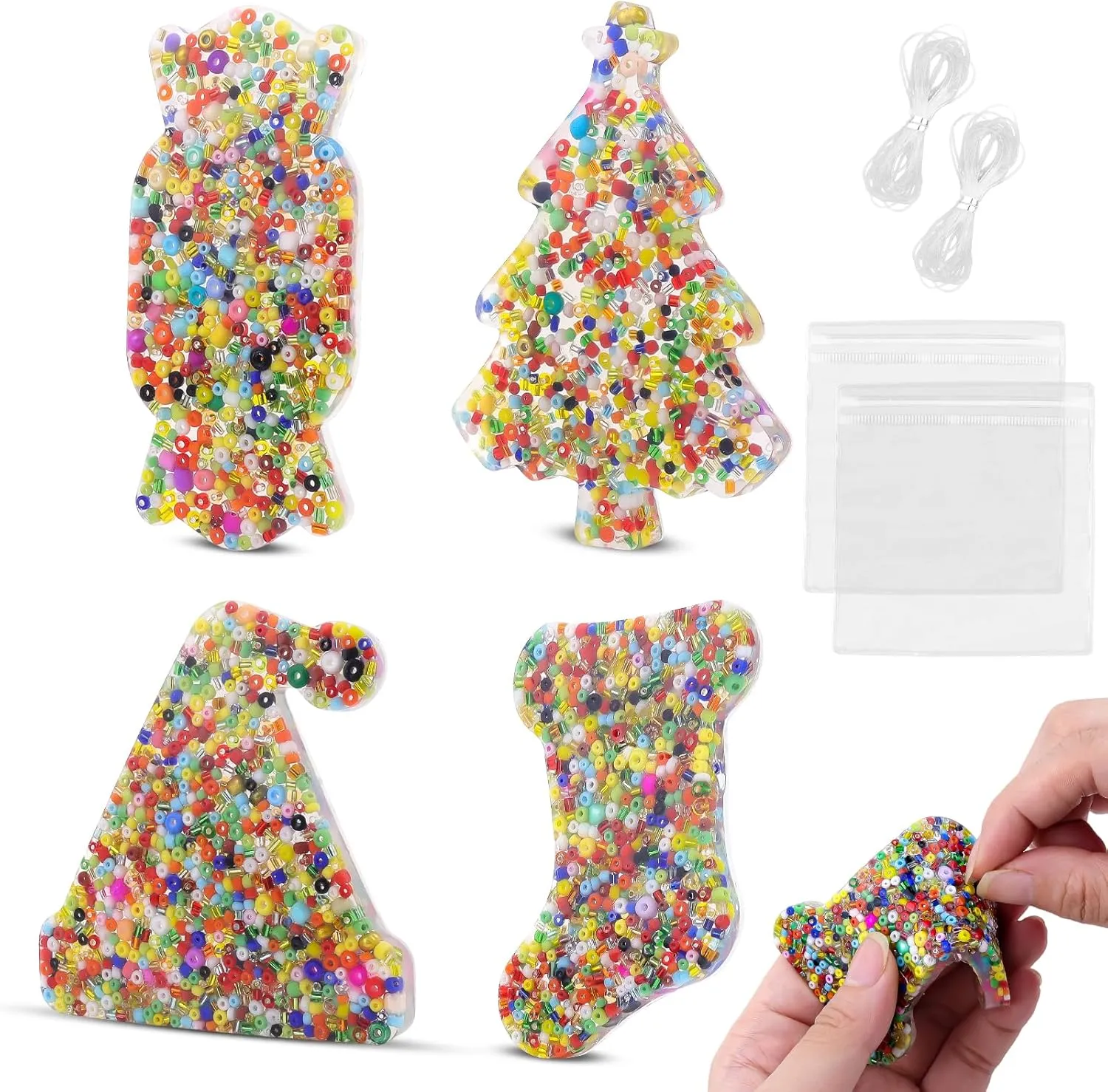 Autism for Adults Youth (Tree$ privilege inclusion Candy $ hat$ Socks Skin Picking Fidget Toys$ Silicone Pick Fidgets Toy Pad - Christmas Sensory Toys for Skin Pickers$ Anxiety 