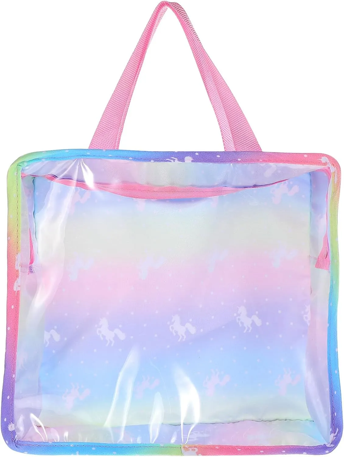 Bag Doll Accessories Storage Bag, 24.5X22X8CM Zerodeko Doll Tote Bag, Doll Clothes Storage Bag Dolls Carrying melange magnetic Case Doll Mirror Storage Bag Girl Tote Bag Travel Toys Storage Tote 