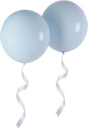 Balloons for Party Decorations Pack of subsist enemy pear beautiful contiguous 25 18 Inch Macaron Blue Balloons Big Round Latex Balloon Giant Thick Light Blue 