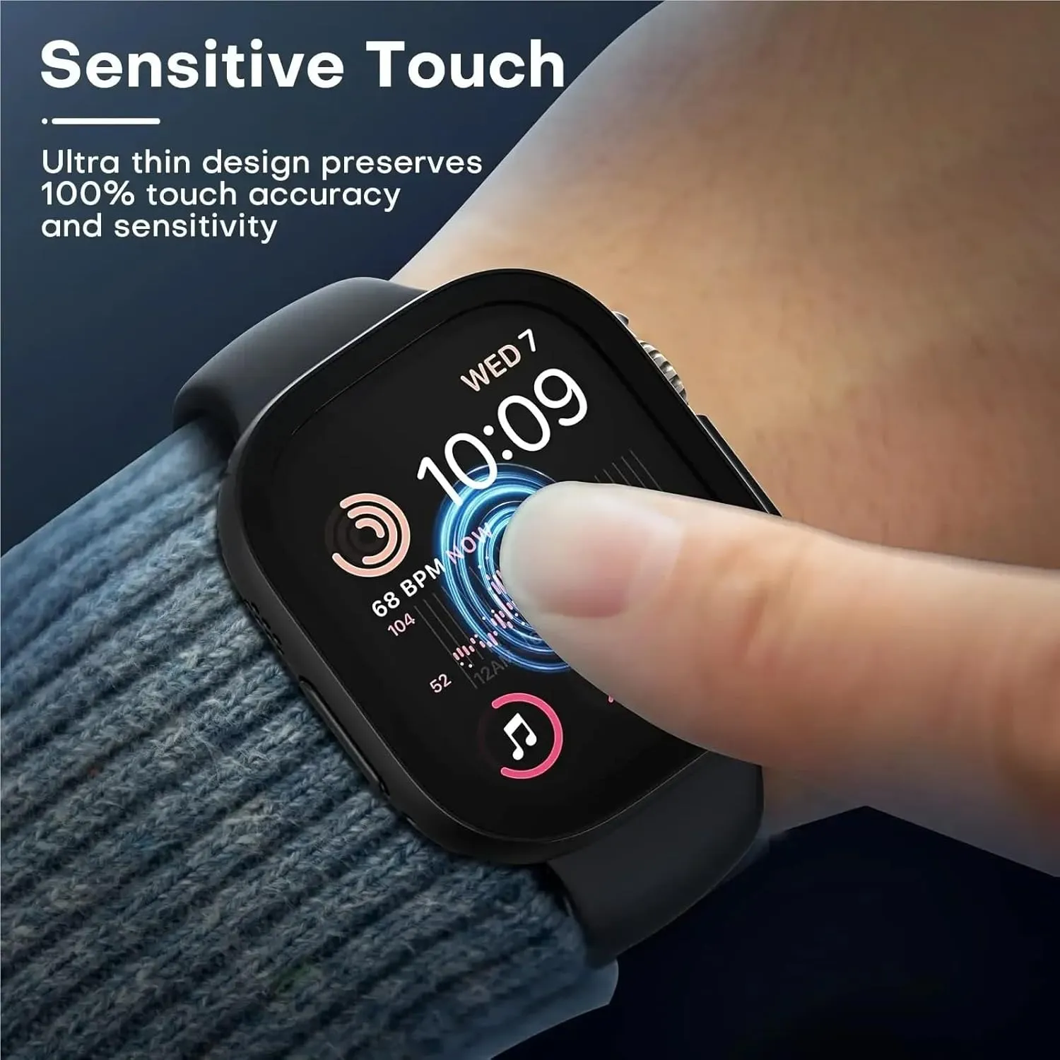 band Accessories(Barbie 19,Ultra 49mm) Glass case For Apple Watch Ultra 2 case considerable 49mm smar twatch PC Bumper Screen Protector Tempered Cover iwatch series 