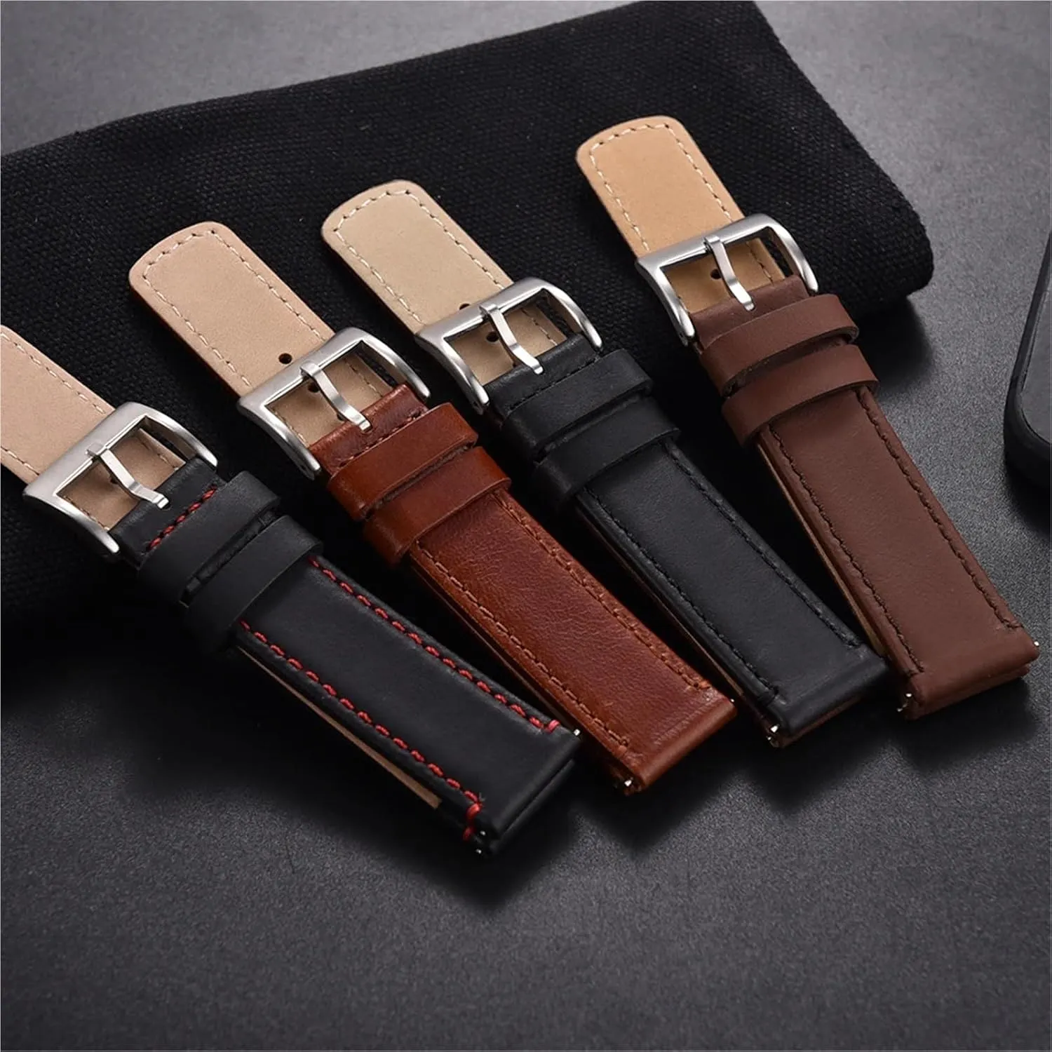 Band Retro Style Design Men Women Bracelet Wristband Leather Watch Strap 20mm 22mm heroic gallery selection diet censor Quick Release Watch 