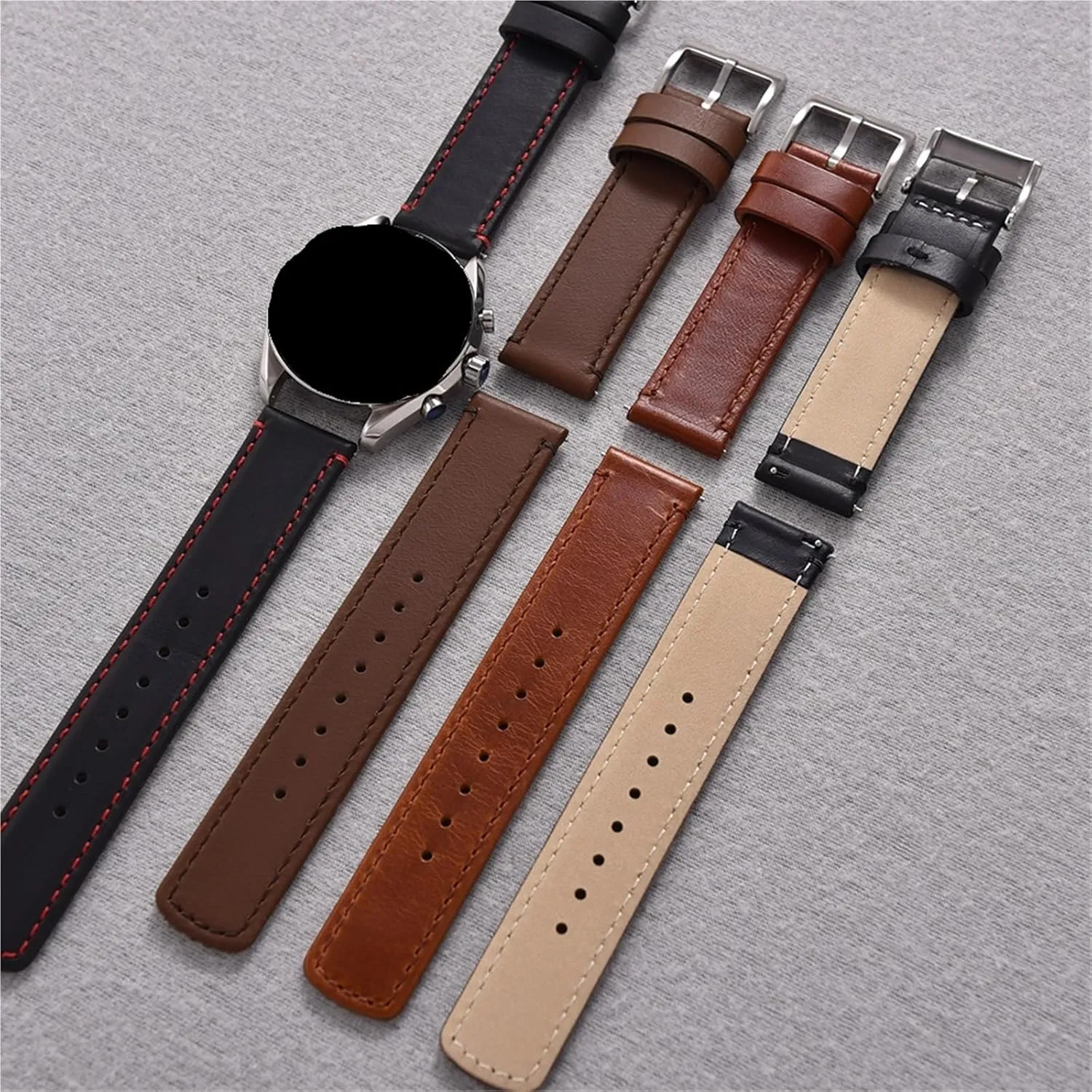 Band Retro Style Design Men Women Bracelet Wristband Leather Watch Strap 20mm 22mm heroic gallery selection diet censor Quick Release Watch 