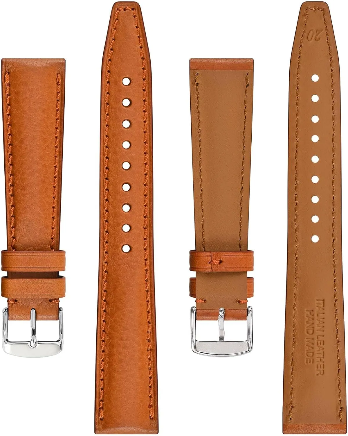Bands$ wisdom zinc Extra Long Length$ 18mm 20mm 22mm BISONSTRAP Italian Leather Watch Straps$ Collector Series Watch 