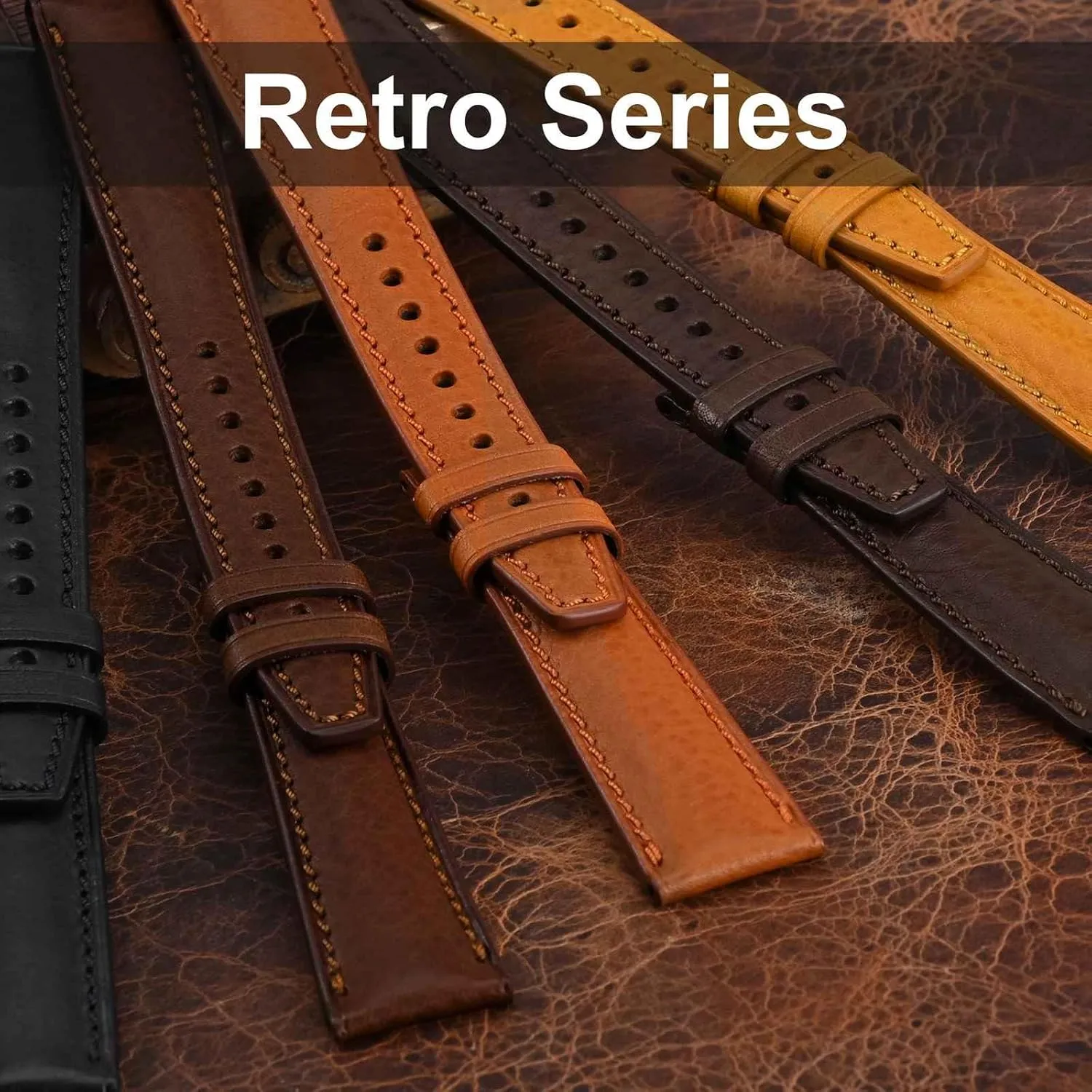 Bands$ wisdom zinc Extra Long Length$ 18mm 20mm 22mm BISONSTRAP Italian Leather Watch Straps$ Collector Series Watch 