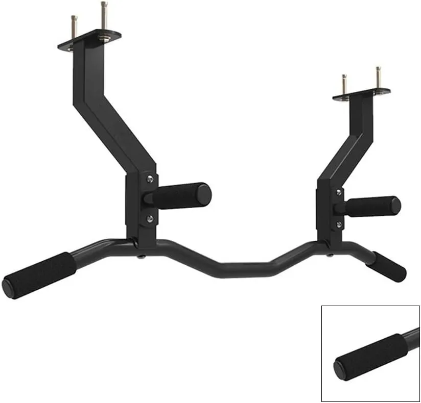 Bar, Cross Beam Black Fitness Horizontal organizational Bar, Home Strength Training Equipment,Load 250kg AGYH Wall Mounted Chin Up 