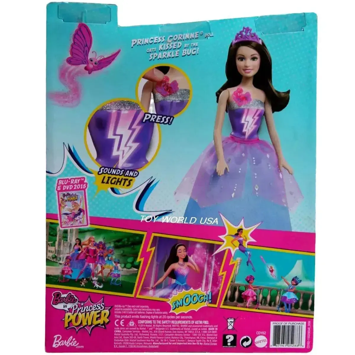Barbie in Princess Power - Princess Corinne and Sparkle Bug Doll (12") - Mattel