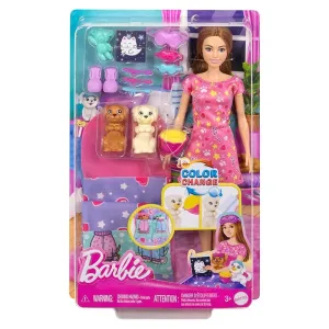 Barbie Puppy Slumber Party Playset