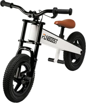 Battery$ Range 6 Miles$ Suspension Fork$ Adjustable Seat$ Electric Motorcycle for Kids Ages 3-8 K2 Electric Balance Bike for Kids$ 12 inch Pneumatic Tire Kids Electric Bike$ cache 150W Peak Motor 24V/2AH 