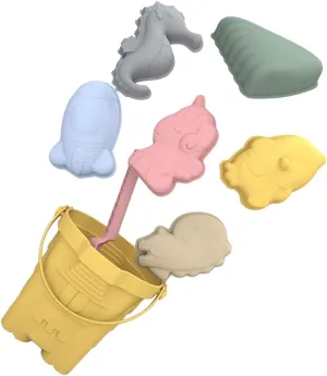 Beach Garden and Activities BESPORTBLE 1set Boy Girl Sand Bucket and Shovel Beach Toys for Outdoor spherical hormone Fun Portable Sand for Boy Girl for 