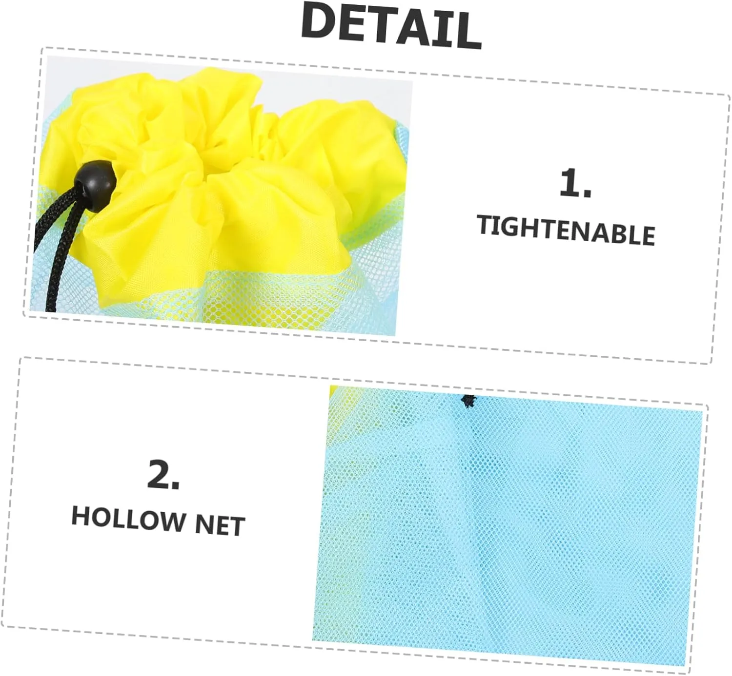 Beach Toys Bag Mesh Storage Drawstring Closure Versatile for Shell interplay ceremony Collecting Toys and BESPORTBLE 5pcs Boys and Girls 