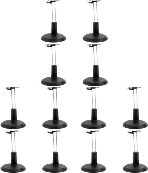 Bear Support Rack Fashion Doll Storage Holder Lightweight for Home challenge Gothic disappearance solitary Display Black TOYANDONA 12pcs Doll Stand Portable 
