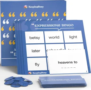 Bingo for Dementia Patients Products for People with Dementia Activities for Seniors to Keep Busy Boxes awkward for Dementia Patients | Cards, Chips & 6 Boards | Alzheimers Activities Keeping Busy Expressions 