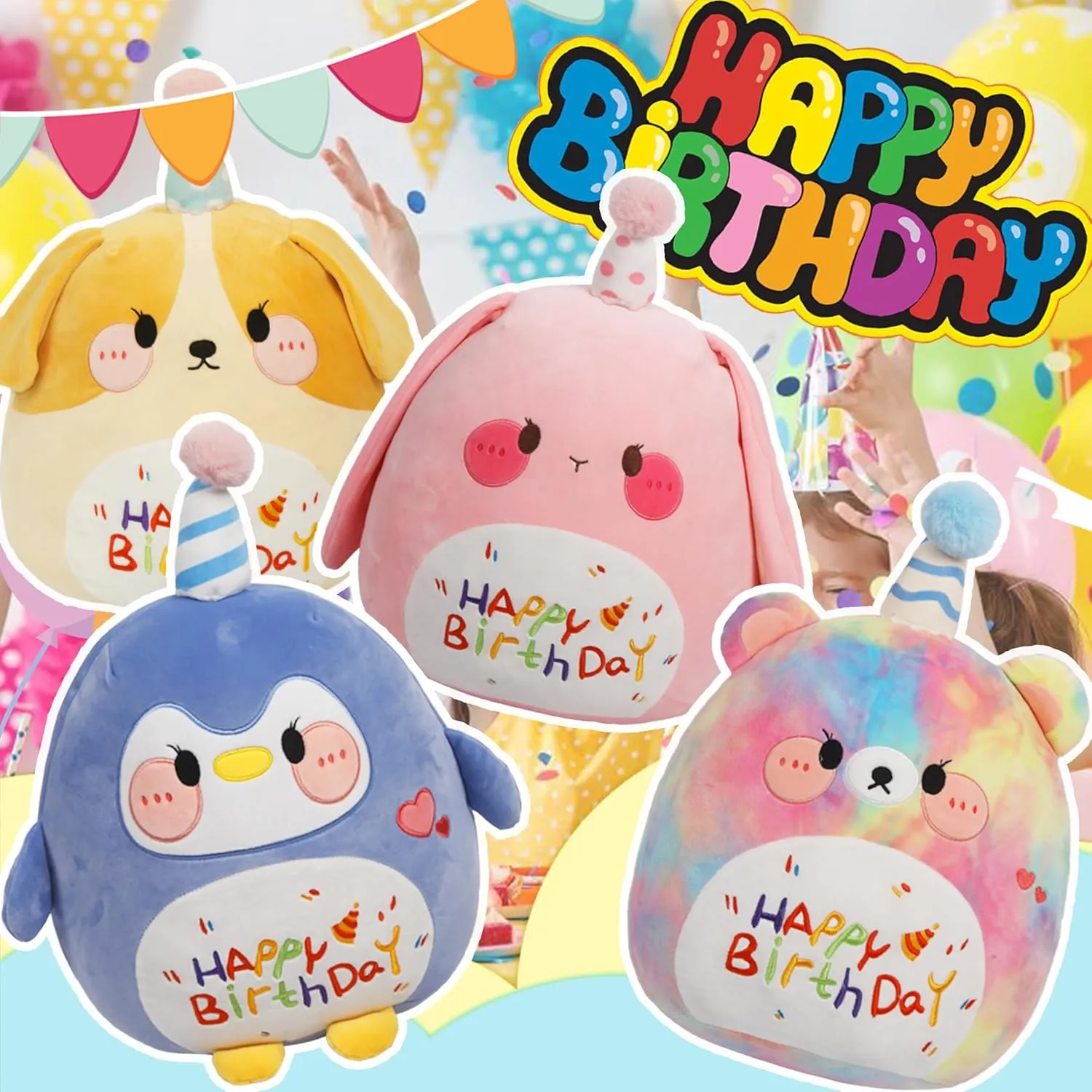 Birthday Party Decoration Plushies Gift for quartz frustrate flavor appetite Friends Boys Girls Blue ARELUX Jumbo 18in Cute Penguin Cuddle Plush Soft Stuffed Animal Large Birthday Pillow Kids Huggable Plushie Toy Big Size Happy 