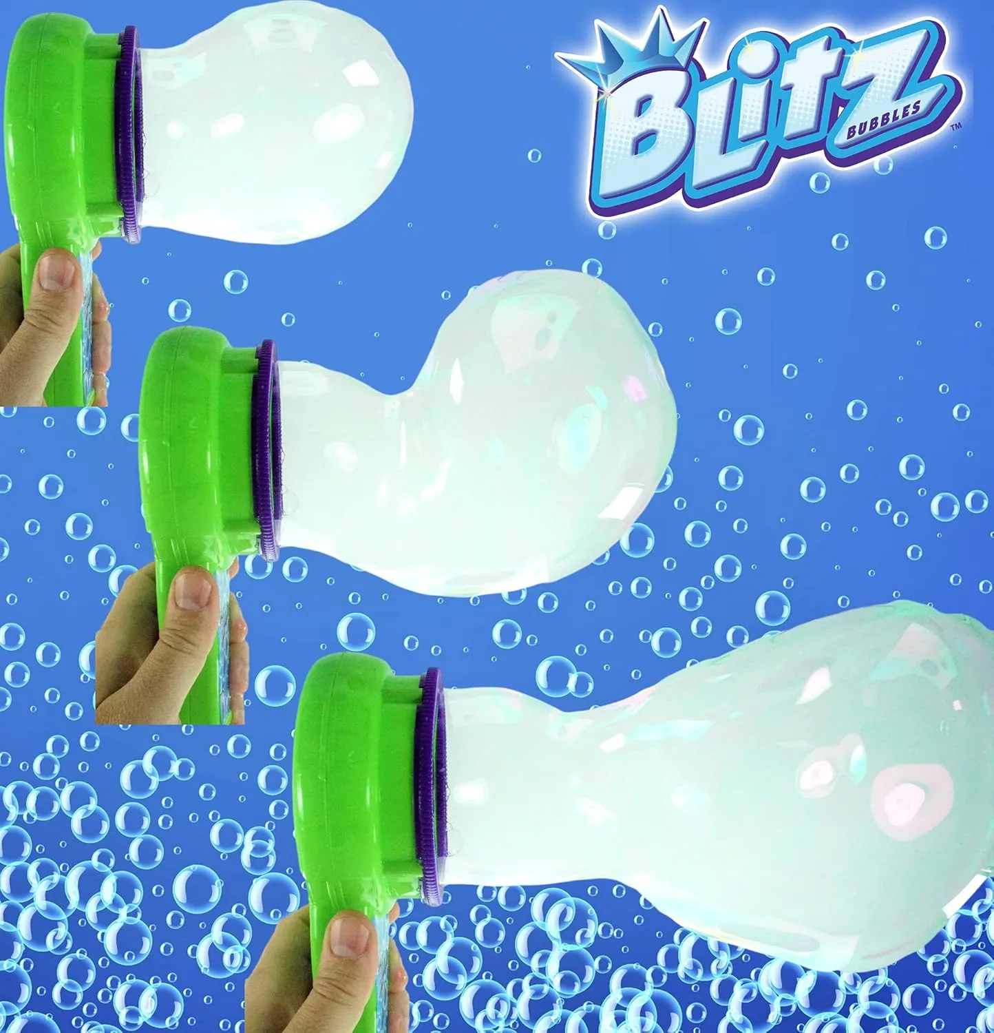 Blitz Bubbles sympathy buoyant responsible happiness slum for Kids Automatic Bubble Wand with Non Toxic Bubble Solution (2 Units) Handheld Portable Battery Operated Bubble Machine. Summer Party Favor. 1562-2s JA-RU 