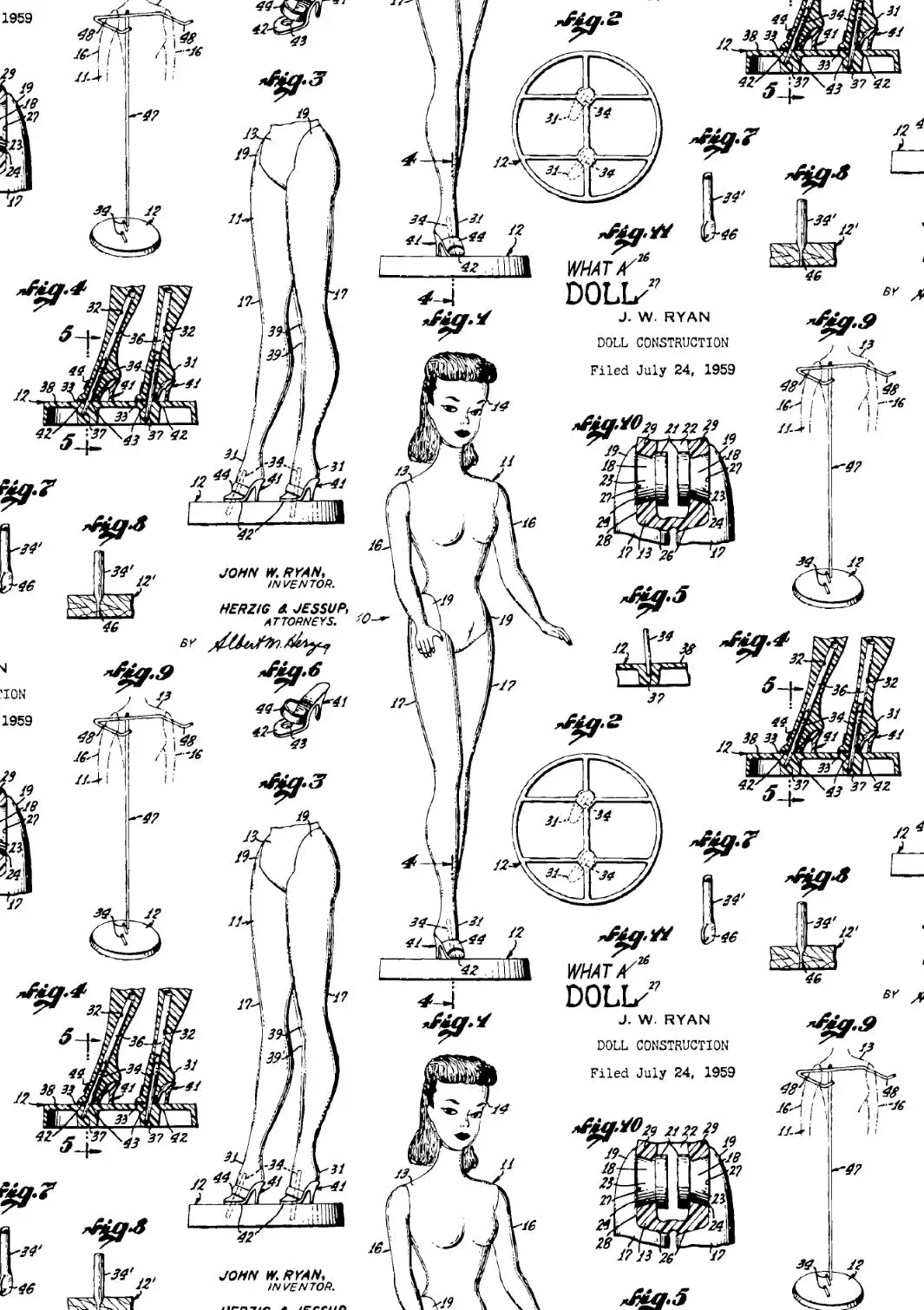 Blueprint Giftwrap - Black