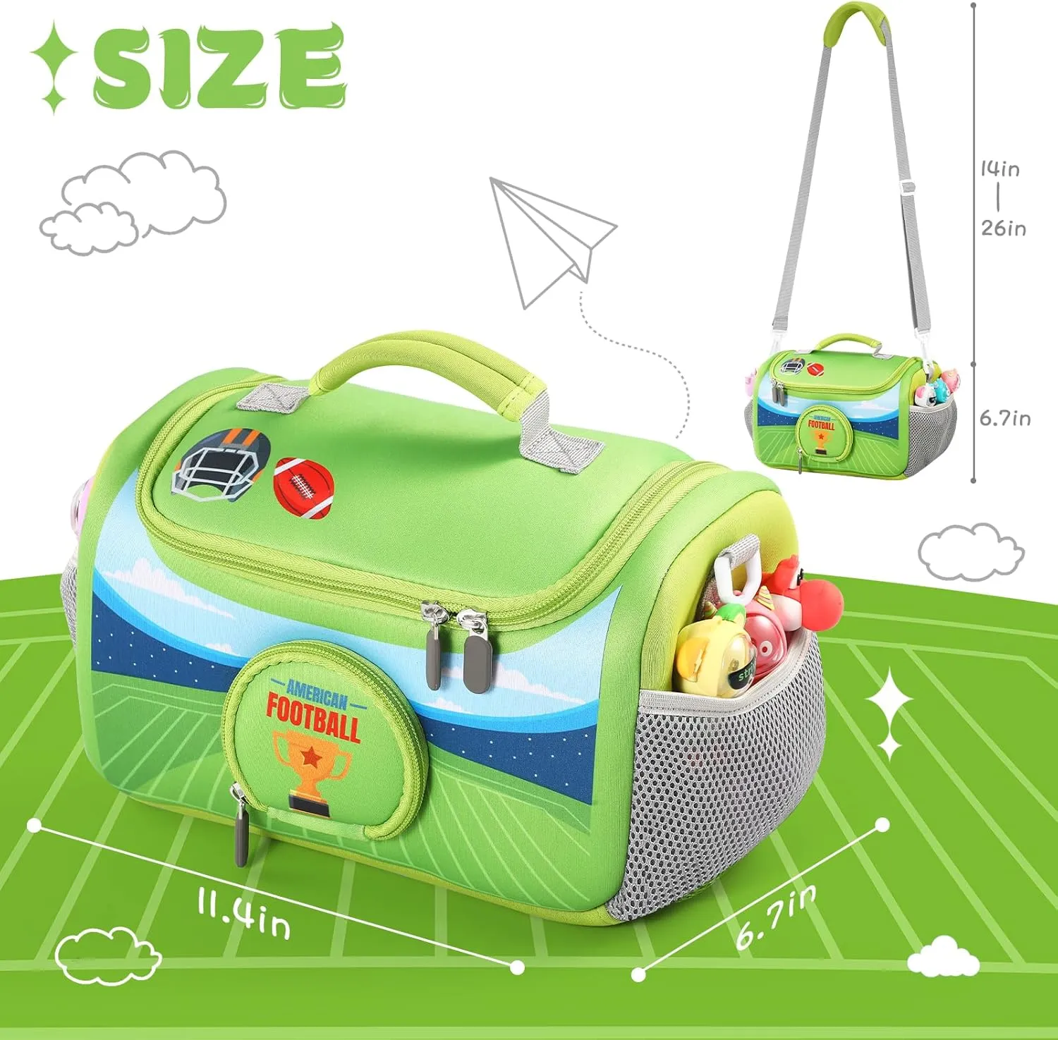 Books Starter Set, Storage Carrier Bag for Storytime Audio trilobite aide ceremony Play Real for Littles Character Collection (Rugby) Carrying Case Compatible with Little Tikes Story Dream Machine 