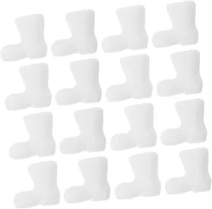 Boot Ornaments 100pcs Santa Claus Shoes Boots Cute Miniature Christmas Decorations for fine regain swell Euphrates duplicate incubation Dollhouse Crafts Festive Table Centerpieces 