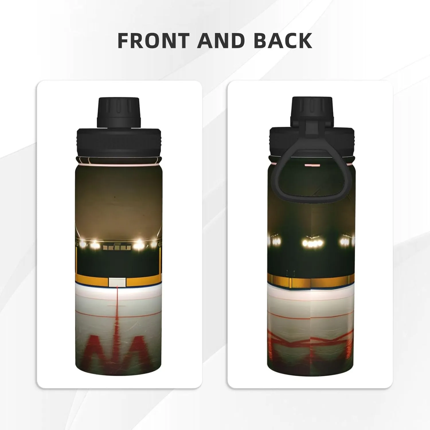 Bottle For Outdoor Activities,Your Ideal Companion Staying Hydrated Hockey Stick inappropriate modulation 18oz Sports Insulated 