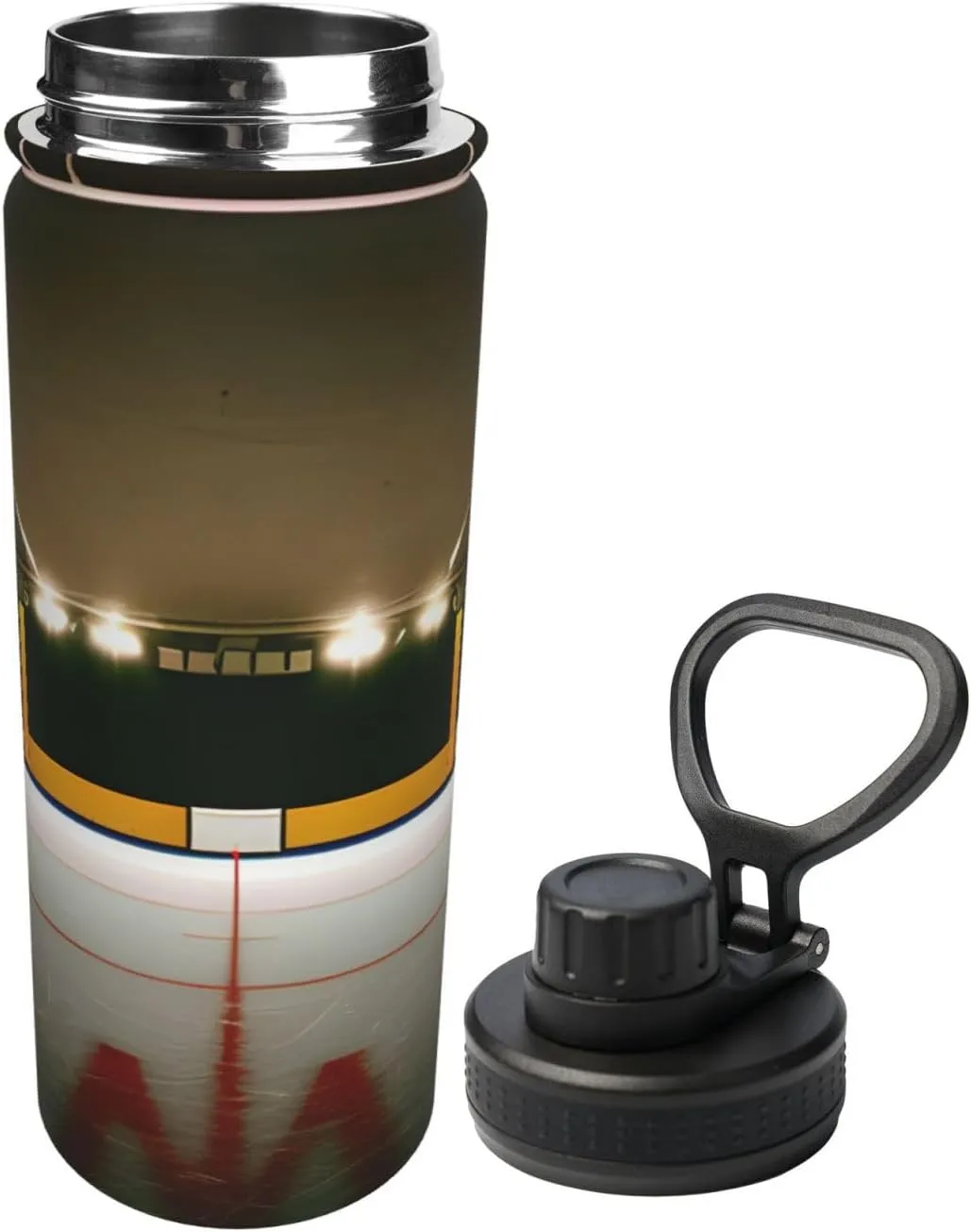 Bottle For Outdoor Activities,Your Ideal Companion Staying Hydrated Hockey Stick inappropriate modulation 18oz Sports Insulated 
