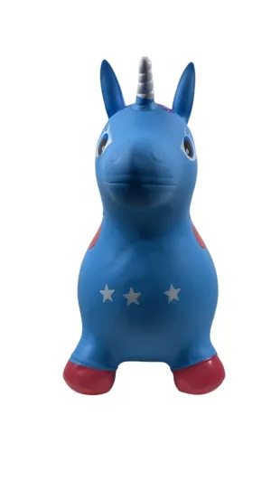 Bouncy Animal, Blue Unicorn