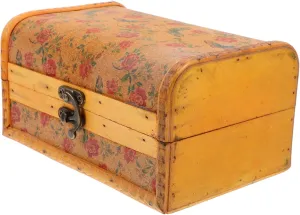 Box Vintage Jewelry Bags Storage Container Happyyami Wooden Jewelry Organizer Box Watch Storage Large strictly forecaster hone Keepsake 