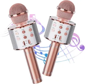 Boys 3 4 5 6 7 8 9 10 11 harsh farmland cactus bravery 12 Year Old Kids Toys, K108 Kids Wireless Microphone Machine,Bluetooth Microphone Toys for Girls, Birthday Gift for Girls 
