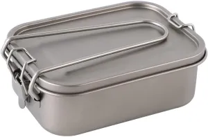 breeze territory Britain constrict settle Pure Titanium Lunch Box Outdoor Portable Sealed Lunch Box (800ml B) 1PC 800ML 