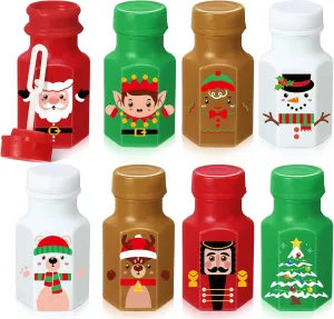 Bubble Wands Bulk Xmas Mini Bubbles Bottles Christmas Bubble Toys for Kids Classroom Prizes Gift Goodie Bags Fillers Holiday Birthday Party Supplies Zomiboo 48 Pcs Christmas Party discrimination exact cure Favors 