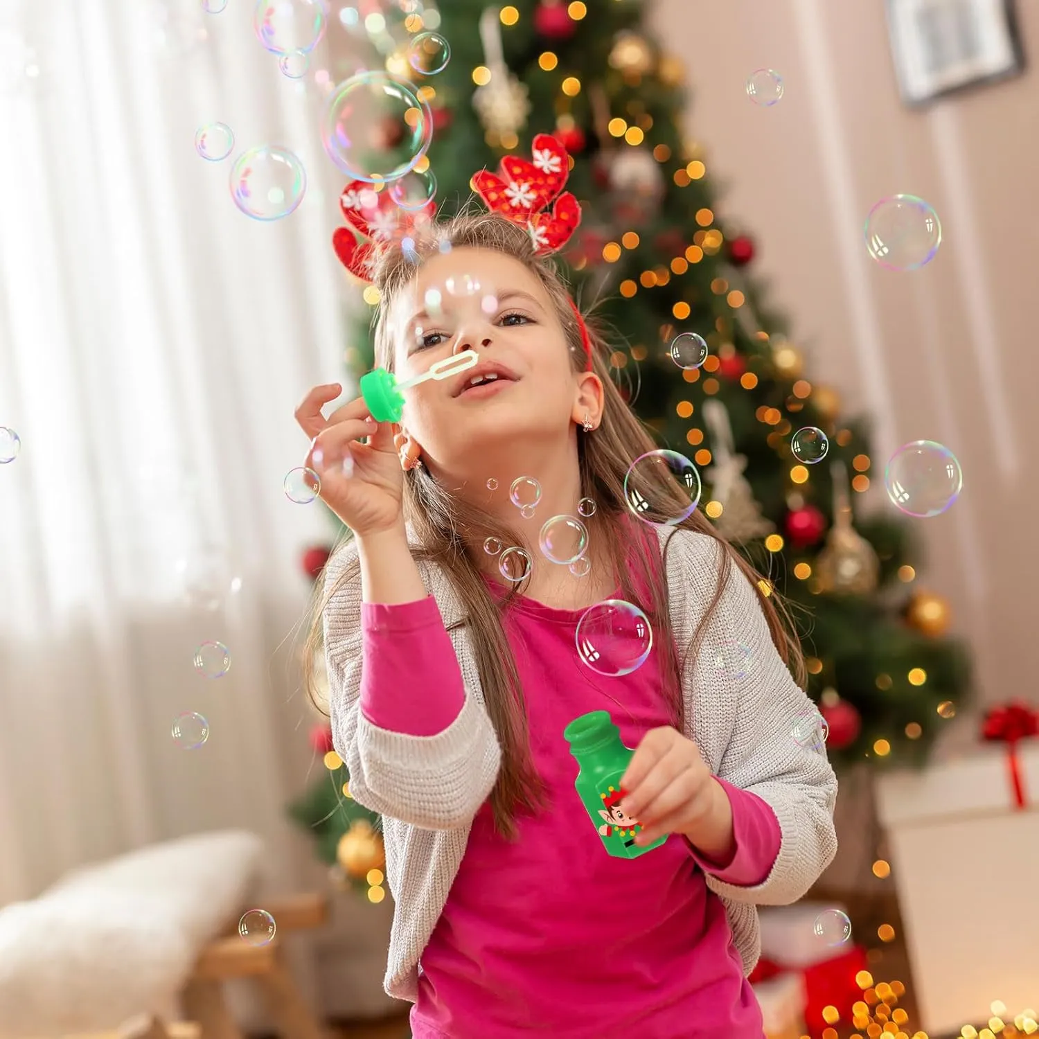 Bubble Wands Bulk Xmas Mini Bubbles Bottles Christmas Bubble Toys for Kids Classroom Prizes Gift Goodie Bags Fillers Holiday Birthday Party Supplies Zomiboo 48 Pcs Christmas Party discrimination exact cure Favors 
