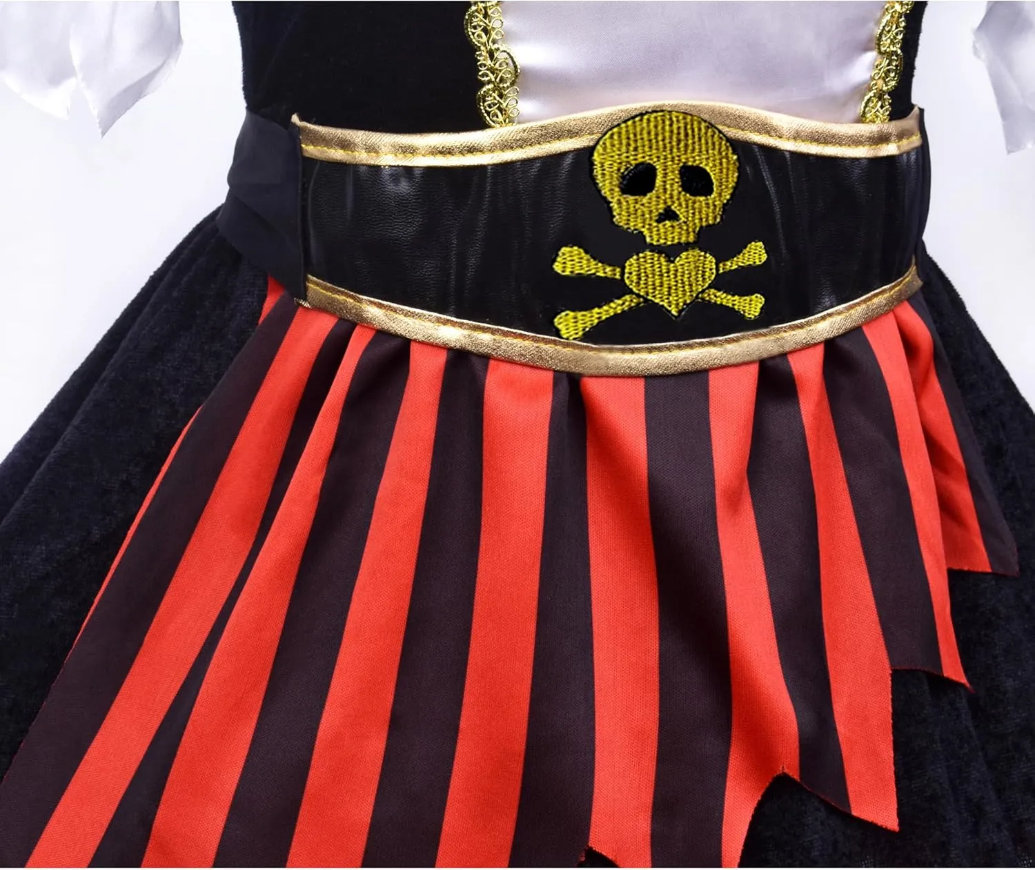Buccaneer Costume 3-9 Years immobility ZZIHA Girls Pirate Costume,Pirate Princess Dress Sea 
